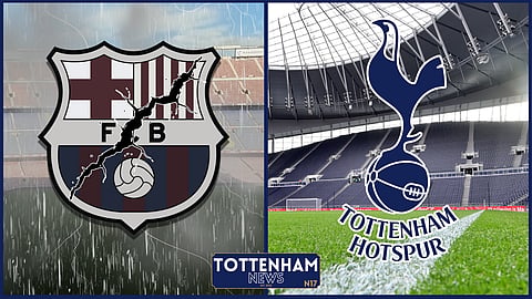 Tottenham are interested in signing a player from Barcelona [credit: Footy Adventures YouTube]
