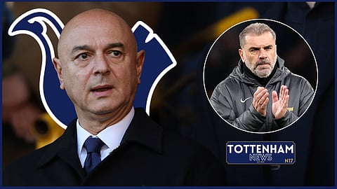 Tottenham chairman Daniel Levy and manager Ange Postecoglou (credit: Imago)