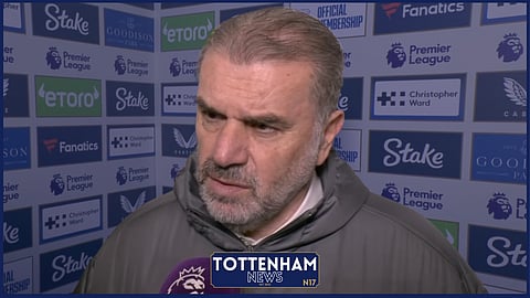 Tottenham manager Ange Postecoglou. [credit: Match of the Day 2]