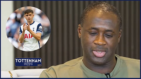Yaya Toure has sent a message to Tottenham ace Mikey Moore [Credit: Shoot for Love via YouTube].