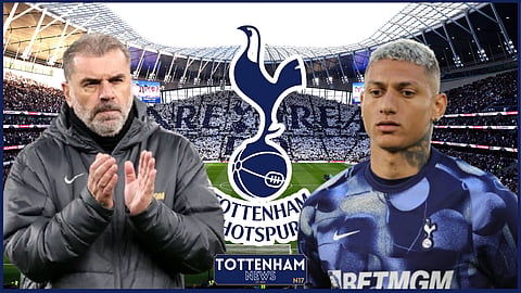 Ange Postecoglou is relying on Richarlison's fitness for Tottenham [Credit: Imago]