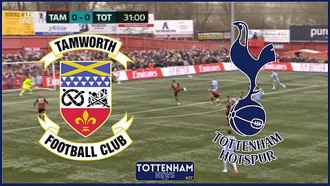 Tottenham took on Tamworth in the FA Cup [Credit: ITV Football on X]