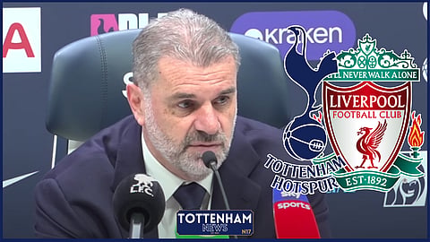 Ange Postecoglou speaks out after Tottenham win v Liverpool. (Credit: Chris Cowlin on YouTube)