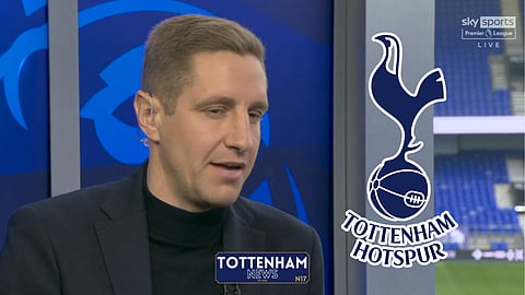 Michael Dawson rages over Tottenham. (Credit: Sky Sports PL)