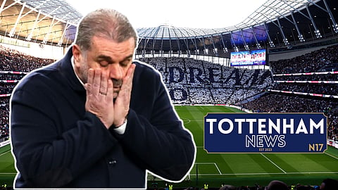 Ange Postecoglou is under pressure at Tottenham. Credit: Imago