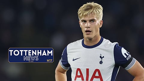 Lucas Bergvall, Tottenham midfielder. Credit: Imago