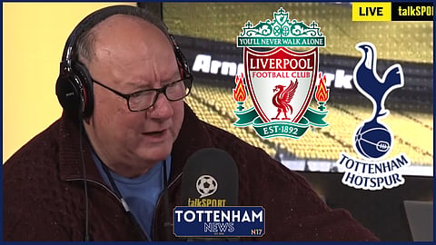 Alan Brazil shared his thoughts on the Carabao Cup tie between Liverpool and Tottenham [Credit: talkSPORT].