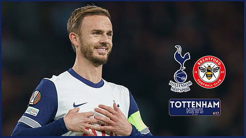 Tottenham midfielder, James Maddison [Credit: Imago]. 