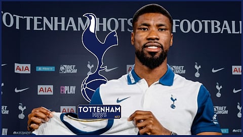 Tottenham defender Kevin Danso. (Credit: @SpursOfficial on X)
