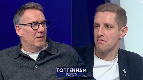 Paul Merson and Michael Dawson clash on Tottenham [credit: Sky Sports News]