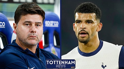 An Tottenham update has emerged on Mauricio Pochettino and Dominic Solanke (Credit: Imago)
