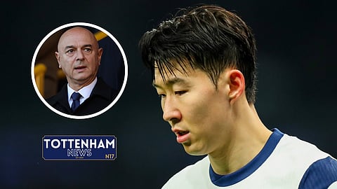 Tottenham chairman Daniel Levy and captain Son Heung-min [Credit: Imago]
