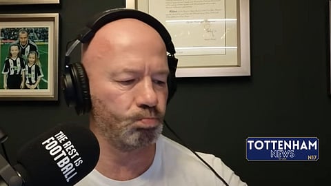 Alan Shearer predicted the Tottenham v Manchester United result [Credit: The Rest is Football via YouTube]