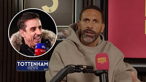 Rio Ferdinand discussed Gary Neville's Tottenham comments [Credit: Rio Ferdinand Presents on YouTube]