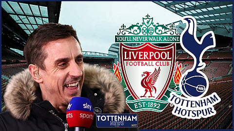 Gary Neville looks ahead to Liverpool v Tottenham [Credit: Imago]