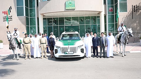 First Electric Vehicle Joins Dubai Police Fleet of Luxury Patrols