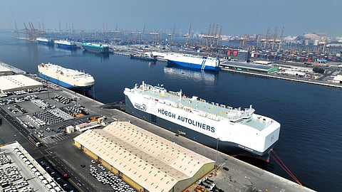 World’s Largest and Greenest Vehicle Carrier Makes First Call at Jebel Ali Port