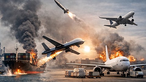 Missiles, Drones and Supply Chains: Attacks on Gulf Infrastructure Rattle Global Logistics Networks