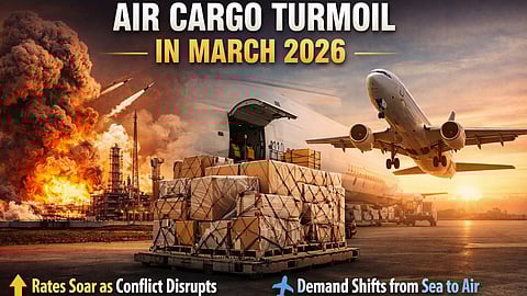 War-Driven Disruptions Send Air Freight Prices Soaring in March