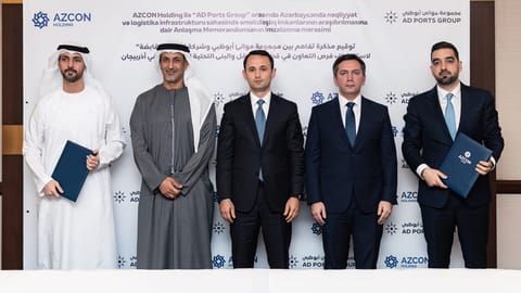 AD Ports Group and AZCON Holding Collaborate to Develop Logistics Infrastructure in Azerbaijan