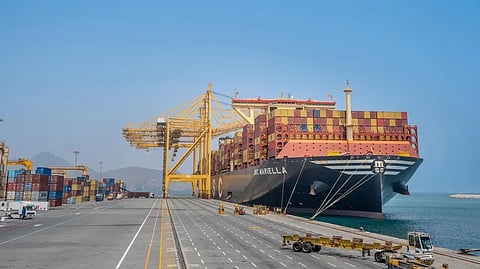 Khorfakkan Port Welcomes One of the World’s Largest Container Vessels MSC Mariella