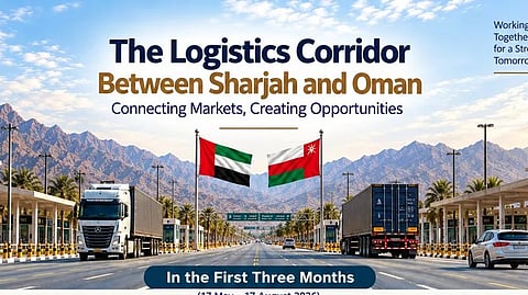 Sharjah–Oman Logistics Corridor Records 66% Rise of Cargo Value in First Three Months