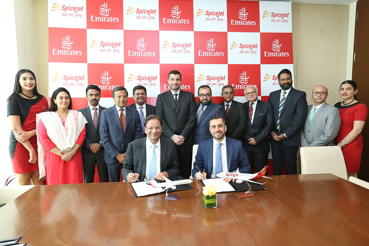 Emirates and SpiceJet Sign Codeshare Deal