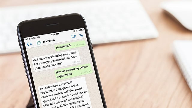 Dubai RTA's Mahboub Chatbot Sees 195% Spike in Usage