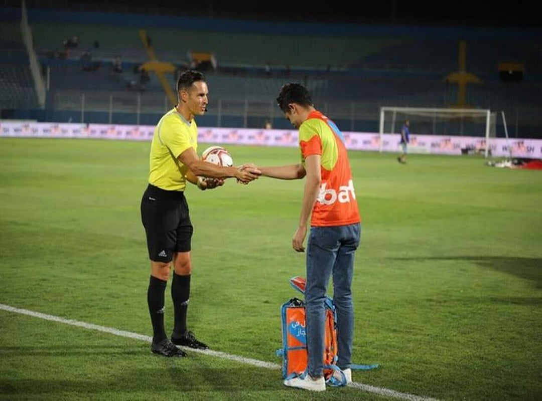 Talabat Delivers Kick-off Ball in Egyptian League Match