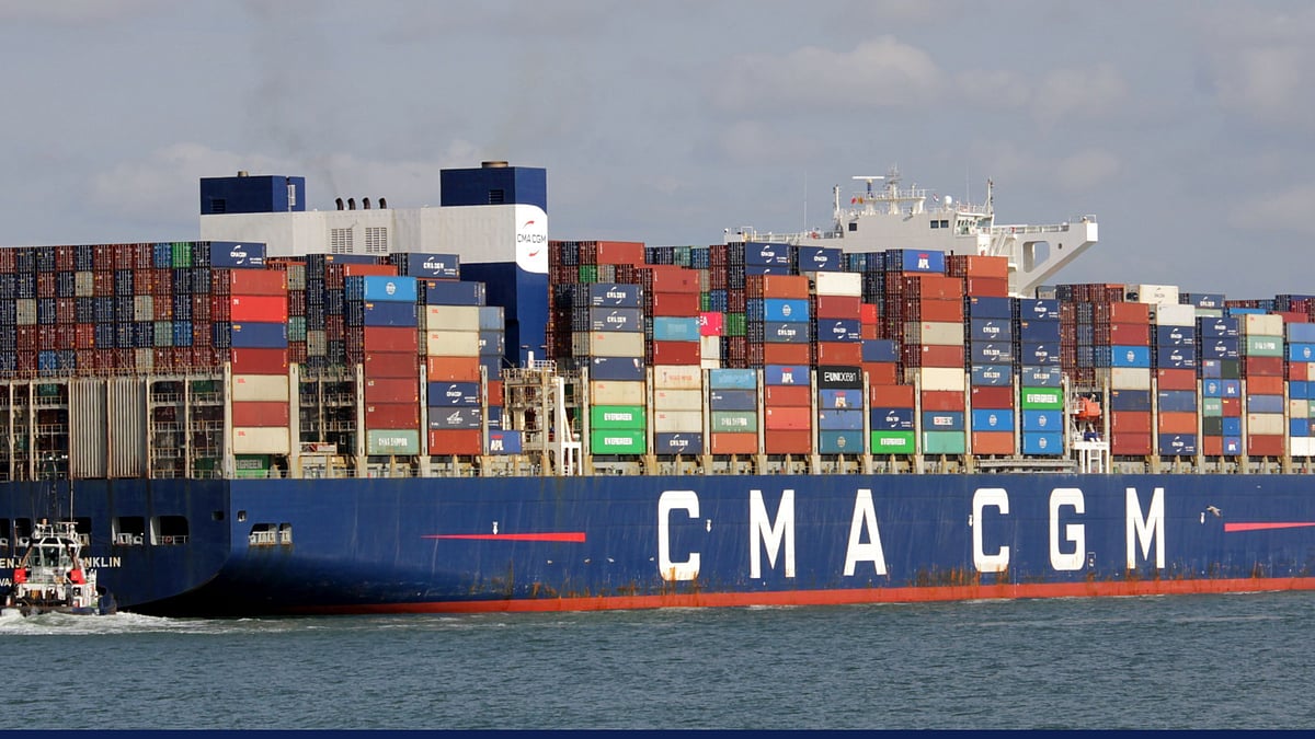 CMA CGM Vessel Looses 44 Containers in Storm Around Cape of Good Hope
