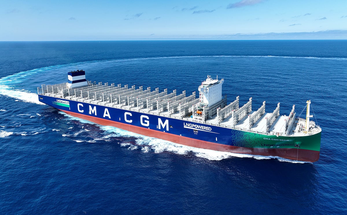 CMA CGM Takes Delivery of World’s Largest LNG Dual-Fuel Container Ship