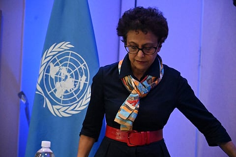 UN Special Rapporteur on freedom of opinion and expression, Irene Khan
