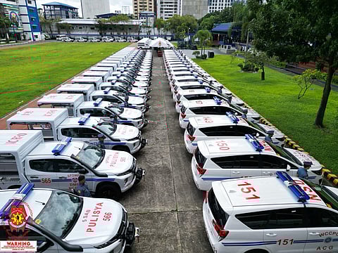 PNP Chief, PGen Benjamin C. Acorda Jr., spearheaded the presentation and blessing of recently acquired equipment at Camp Crame on 2 October 2023.
