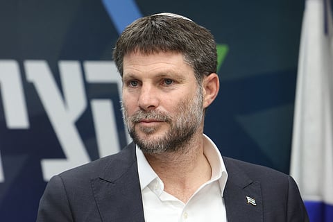 Israel's Finance Minister Bezalel Smotrich