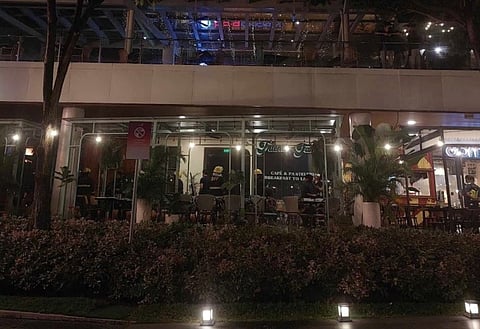 BGC restobar damaged by fire