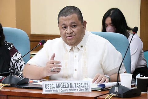 CWC Undersecretary Angelo Tapales