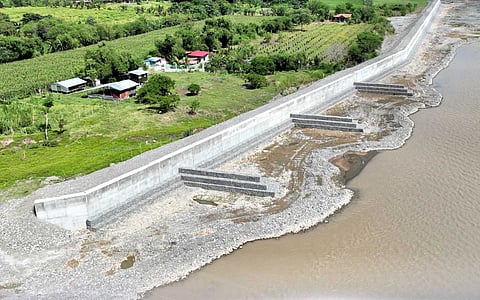 Magat River in Barangay Bonfal Proper, Bayombong Nueva Ecija.