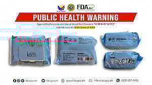 FDA flags unnotified baby wipes
