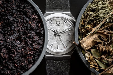 The small ID Geneve start-up launched in 2020, vowing to make high-end watches with a climate- and environmentally-friendly circular production approach using non-traditional materials.