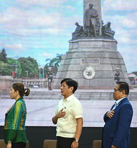 
President Ferdinand R. Marcos Jr. attends the 17th Meeting of the National Government – BANGSAMORO Government Intergovernmental  Relations Body at the PICC in Pasay City on Thursday, 8 February 2024.   