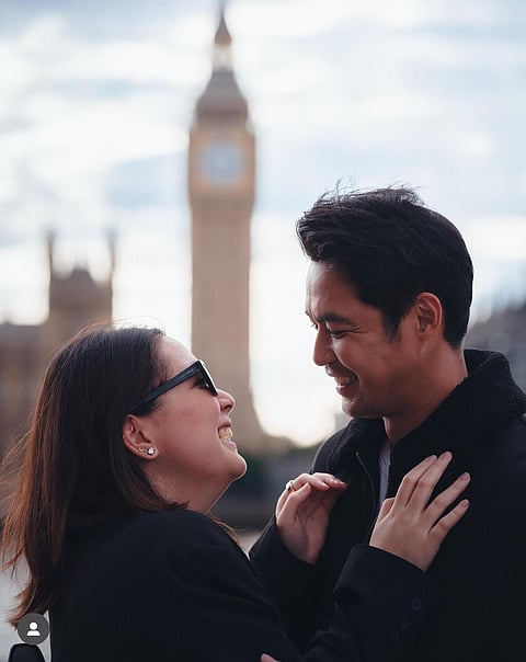 ENGAGED! Ria and Zanjoe started dating in August 2022.