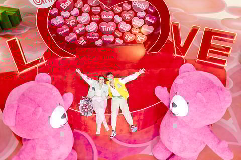 Elevate your love to new heights at the Love Bears Hub in SM City Cebu, where the #LuckInLoveAtSM ascends as you enter the city. Behold the magnificent sight of a colossal red bear gracefully floating at the Rotunda, Main Mall!