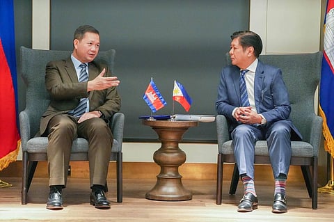 Cambodian Prime Minister Hun Manet and President Ferdinand Marcos Jr.