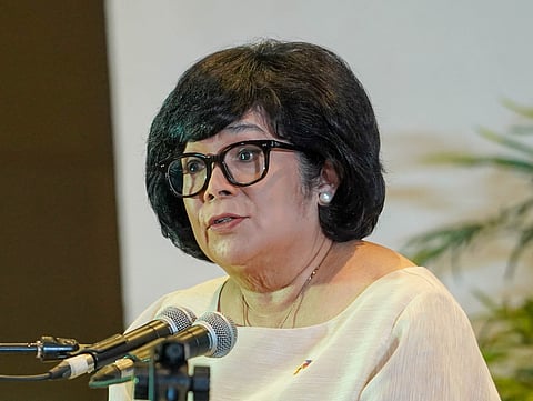 Department of Environment and Natural Resources Secretary Maria Antonia Yulo-Loyzaga