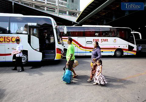 Bus terminal situation in Cubao