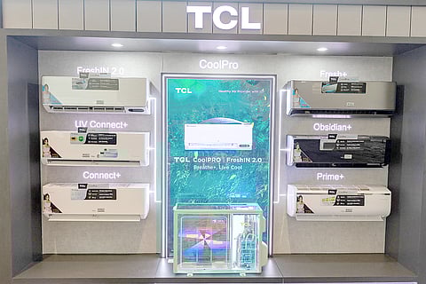 TCL on Thursday launched CoolPro FreshIn 2.0, a new generation line of air conditioning, at the Ascott Hotel in Bonifacio Global City, Taguig City.
