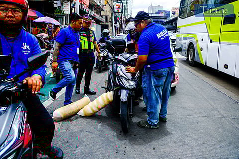 MMDA assists rider in EDSA traffic incident