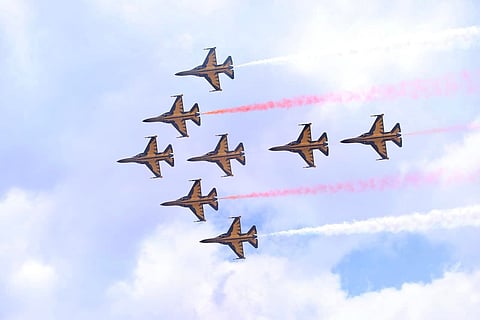 PAF, SK Air Force wow with aerobatics show