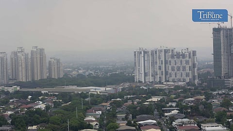 Cloudy skies in Metro Manila