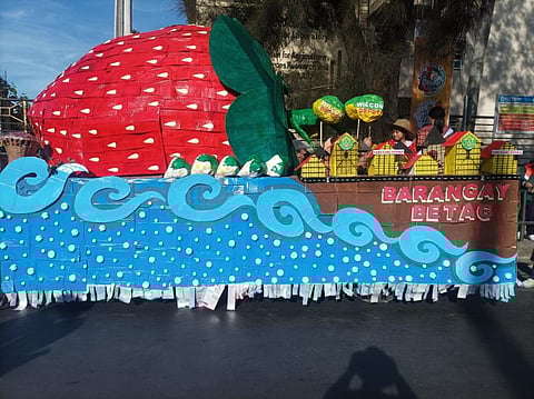 Getting ready for Strawberry Festival parade